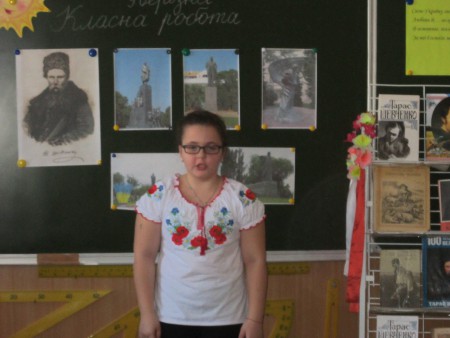 Шевченко Вікторія розповідає про те, як Кобзар став вільною людиною